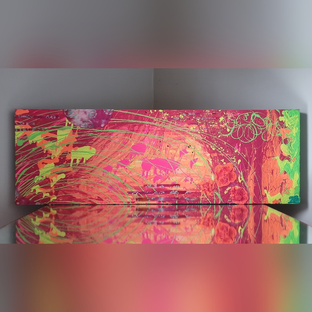 Vibrant Original Abstract Canvas Art